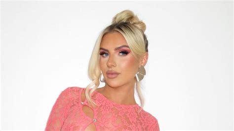chloe burrows nudes|Love Island's Chloe Burrows goes braless in a racy pink catsuit.